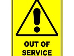 Out Of Service Sign